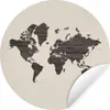 MuchoWow® - Mauerkreis - Wand Bilder - Wandsticker - Produktbild-Vorschau 1