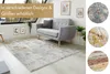 Kurzflorteppich 160 x 230 cm Grau-Gelb modern abstraktes Produktbild-Vorschau 10