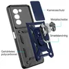 An exploded view of a phone case, showing its different components and features. Produktbild-Vorschau