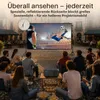 Beamer mit WiFi, Bluetooth, 100 Zoll Projektionsleinwand, Produktbild-Vorschau 3