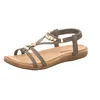 living UPDATED Damen-Sandalette Khaki-Grün, Farbe:grün, EU Produktbild-Vorschau 2
