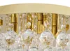 Lindby Deckenleuchte Gillion, 4-flg., gold, Kristall, Ø Produktbild-Vorschau 7