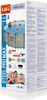 Bestway Steel Pro 5619E, Gerahmter Pool, Leiter, Grau, 67,4 Produktbild-Vorschau 2