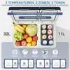 Glacière Puluomis 45 L à 2 zones et 2 portes, compresseur Voir les images du produit 2