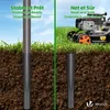 VOUNOT® Draußen Wäschespinne mit 50m Wäscheleine inkl. Produktbild-Vorschau 4