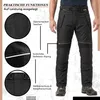 Motorradhose Cordura Textilhose Schwarz, Größe:56/2XL Produktbild-Vorschau 4