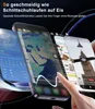 Multiple phone screens are displayed in a layered, dynamic composition, with a hand interacting with one of the screens. Produktbild-Vorschau