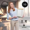 Solly's Kosmetikeimer (5 Liter) mit Bambusdeckel, weiß Produktbild-Vorschau 5