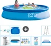 Intex runder aufblasbarer Easy Set-Schwimmpool – 396 x 84 Produktbild-Vorschau 1