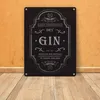 Gin Logo Schild Blechschild Aluminiumschild Emailleschild Produktbild-Vorschau 4