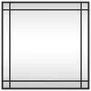 vidaXL Lustro ścienne czarne 60x60 cm kwadratowe żelazne Podgląd zdjęcia produktu 3