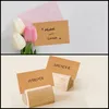 BELLE VOUS 200er Pack Kraftpapier Karten - Tisch Produktbild-Vorschau 7