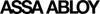The image shows the brand name ASSA ABLOY in large, bold, black letters. Produktbild-Vorschau
