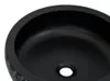 vidaXL Aufsatzwaschbecken Schwarz und Blau Rund Ø41x14 cm Produktbild-Vorschau 5