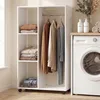 Armoire à roulettes HOMCOM, penderie mobile, 80 x 40 x 128 Voir les images du produit 9