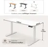 riess-ambiente Höhenverstellbarer Schreibtisch WHITE DESK Produktbild-Vorschau 2