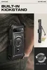 A person wearing a phone case with a built-in kickstand and belt clip. Náhľad obrázku produktu