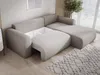 Ecksofa Cord MANDY 180x285 cm mit Schlaffunktion Schwarz Produktbild-Vorschau 4