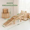 Structure d'escalade Montessori 5 en 1 pour les tout-petits Voir les images du produit 4