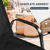 COSTWAY Lot de 2 chaises de jardin avec accoudoirs, chaises Voir les images du produit 5