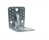 A metal L-shaped bracket with multiple holes for screws, isolated on a white background. Anteprima dell’immagine prodotto