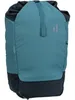 A front view of a teal and dark blue Deuter rucksack. Voir les images du produit