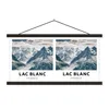 MuchoWow® Textilposter Frankreich - Natur - Berge 90x45 cm Produktbild-Vorschau 1