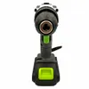 A close-up, front-facing view of a cordless drill on a white background. Produktbild-Vorschau