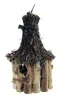 Vogelhaus "Birke" aus Holz, rund, Dach aus Reisig, Produktbild-Vorschau 4