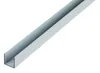 Alberts 475659 Profilo a U, alluminio, naturale, 1000 x 8 x Anteprima dell’immagine prodotto 1
