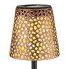 2x LED Außenleuchte, Lichtspiel, Metall, Akku, gold, H 70cm Produktbild-Vorschau 10