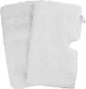 Two white mop pads are laid out side-by-side on a white background. Produktbild-Vorschau