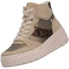 Scarpe da ginnastica alte da donna Rieker, beige/leopardo Anteprima dell’immagine prodotto 1