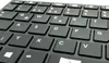 A close-up view of a black keyboard. Voir les images du produit