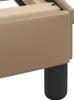 vidaXL Bett mit Matratze "Dover" Cappuccino-Braun 140x190 Produktbild-Vorschau 6