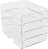 Acryl Briefablage in , Transparent Ablagefächer Stapelbar, Produktbild-Vorschau 3