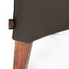 SIX® Lederstuhl Felice | Dark Braun - Nussbaum - Federkern Produktbild-Vorschau 8