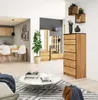 Kommode in Eiche mit 6 geräumigen Schubladen, 60 cm breit, Produktbild-Vorschau 5