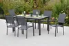 Merxx "Milano" Set 7tlg., 6 Stapelsessel, Tisch 150 x 90 Produktbild-Vorschau 1