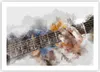 Poster - Poster ohne Rahmen - Gitarre Musik - 70x50 cm - Produktbild-Vorschau 1
