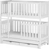 Hochbett mit Ausziehbett aus Massivholz, zwei Schubladen, Produktbild-Vorschau 9