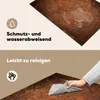 KitchenYeah© Herdabdeckplatte Leder - Textur - Braun - Produktbild-Vorschau 2
