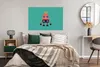 MuchoWow® Poster Roboter - Spielzeug - Gesicht - Rosa - Produktbild-Vorschau 4