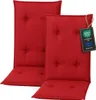Pillows24 Sitzkissen Stuhl Outdoor - 120x50x8 cm / Rot / Produktbild-Vorschau 1