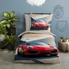 Duvet cover Good Morning 135x200 + 1* 80x80 cm - Red sports Produktbild-Vorschau 6