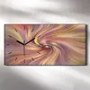 Wanduhr Bürouhr Leinwand Bild Geräuschlos 60x30 Malerei Produktbild-Vorschau 2