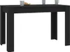 vidaXL Jídelní stůl černý 120x60x76 cm Materiál dřevo Náhled obrázku produktu 3