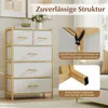 Komoda COSTWAY z wyjmowanymi szufladami z tkaniny i Podgląd zdjęcia produktu 7