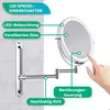 Schminkspiegel mit LED-Beleuchtung – 7-fache Vergrößerung – Produktbild-Vorschau 7