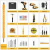 A collage of various tools and accessories, likely for a tool set. Produktbild-Vorschau